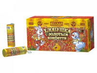 Хлопушка с золотым конфетти Хлопушки купить в Енисейске | enisejsk.salutsklad.ru