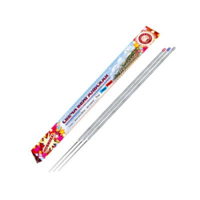 Триколор 300 мм. Бенгальские огни цветные купить в Енисейске | enisejsk.salutsklad.ru