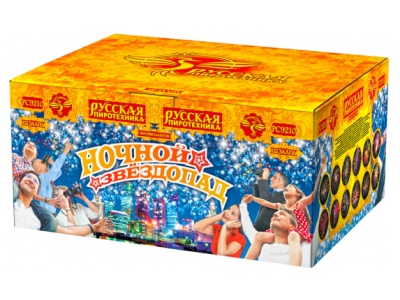 Ночной звездопад Комбинированный Фейерверк купить в Енисейске | enisejsk.salutsklad.ru