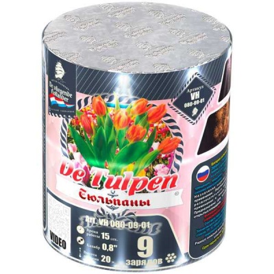 Тюльпаны Батарея салютов купить в Енисейске | enisejsk.salutsklad.ru