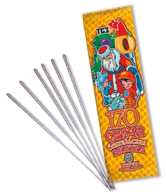 170 мм. Экстра Бенгальские огни купить в Енисейске | enisejsk.salutsklad.ru