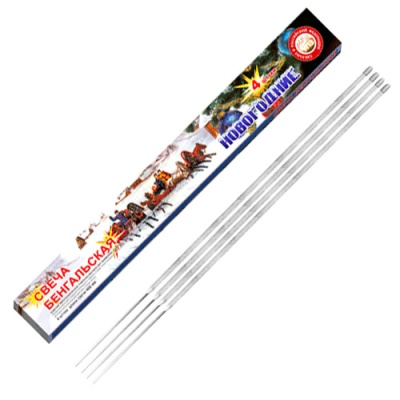 Новогодние 400-4 мм. Бенгальские огни купить в Енисейске | enisejsk.salutsklad.ru