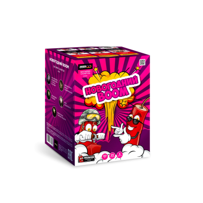 Новогодний BOOM Фейерверк купить в Енисейске | enisejsk.salutsklad.ru